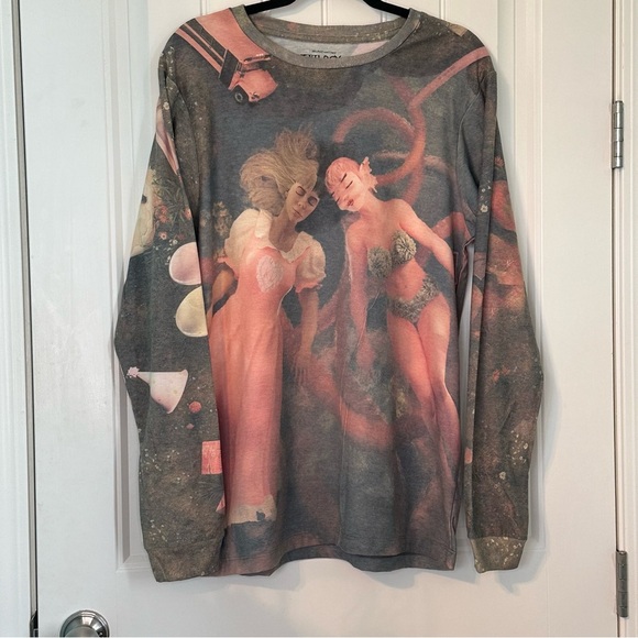 Melanie Martinez NEW Trilogy All Over Long Sleeve Licensed Tour Tee - LARGE - Picture 6 of 6